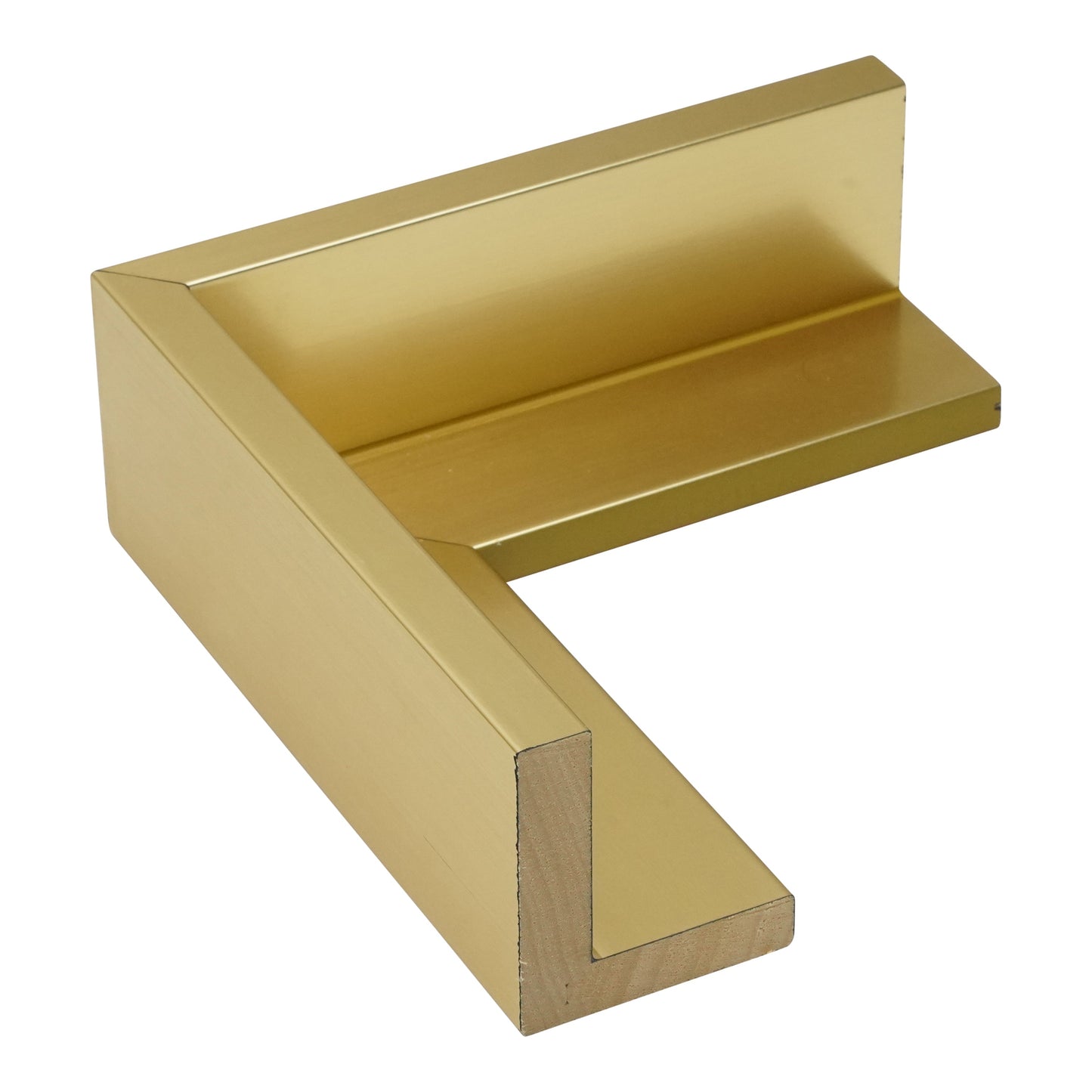 3364 - 1 5/8" Depth, Gold Canvas Floater Frame