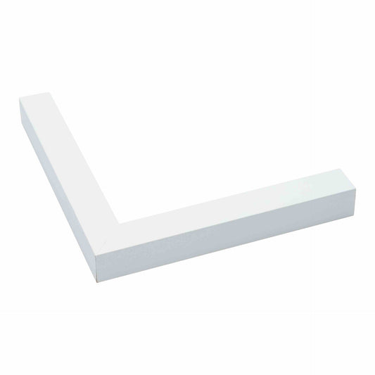 1418 - 5/8" White Flat Frame